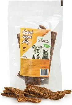 NATURECA Pochoutka pro psy a kočky masové plátky NATURECA, zajíc, 100 g