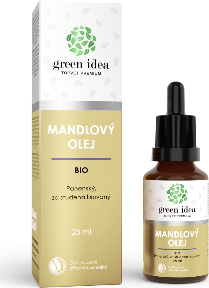 Green idea Olej BIO Mandlový GREEN IDEA, 25 ml