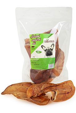 NATURECA Pochoutka pro psy - vepřové uši sušené NATURECA, 3 ks