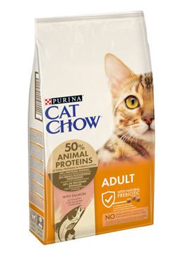 Purina Granule pro kočky Chow - tuňák,losos Purina, 1,5 kg