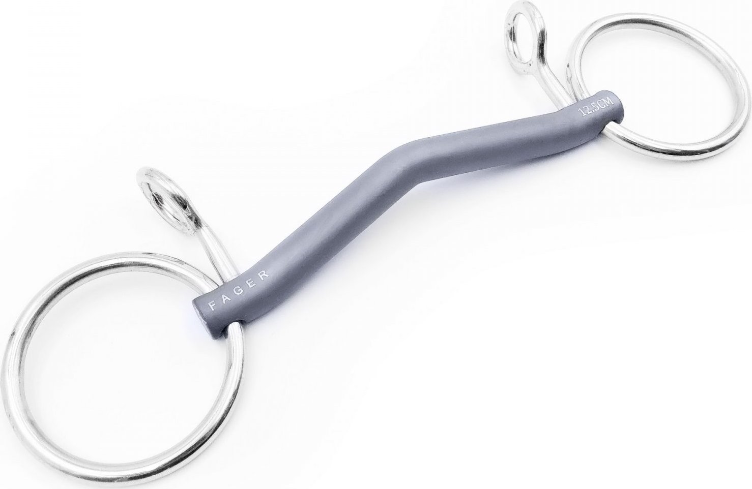 Udidlo Baucher nelomené Loose Rings Titanium Sara Fager Velikost: 10,5 cm