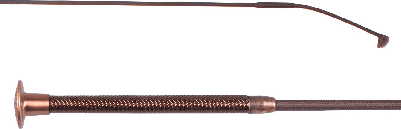 QHP Bič drezurní Spiral QHP, více velikostí, cooper Délka: 100 cm