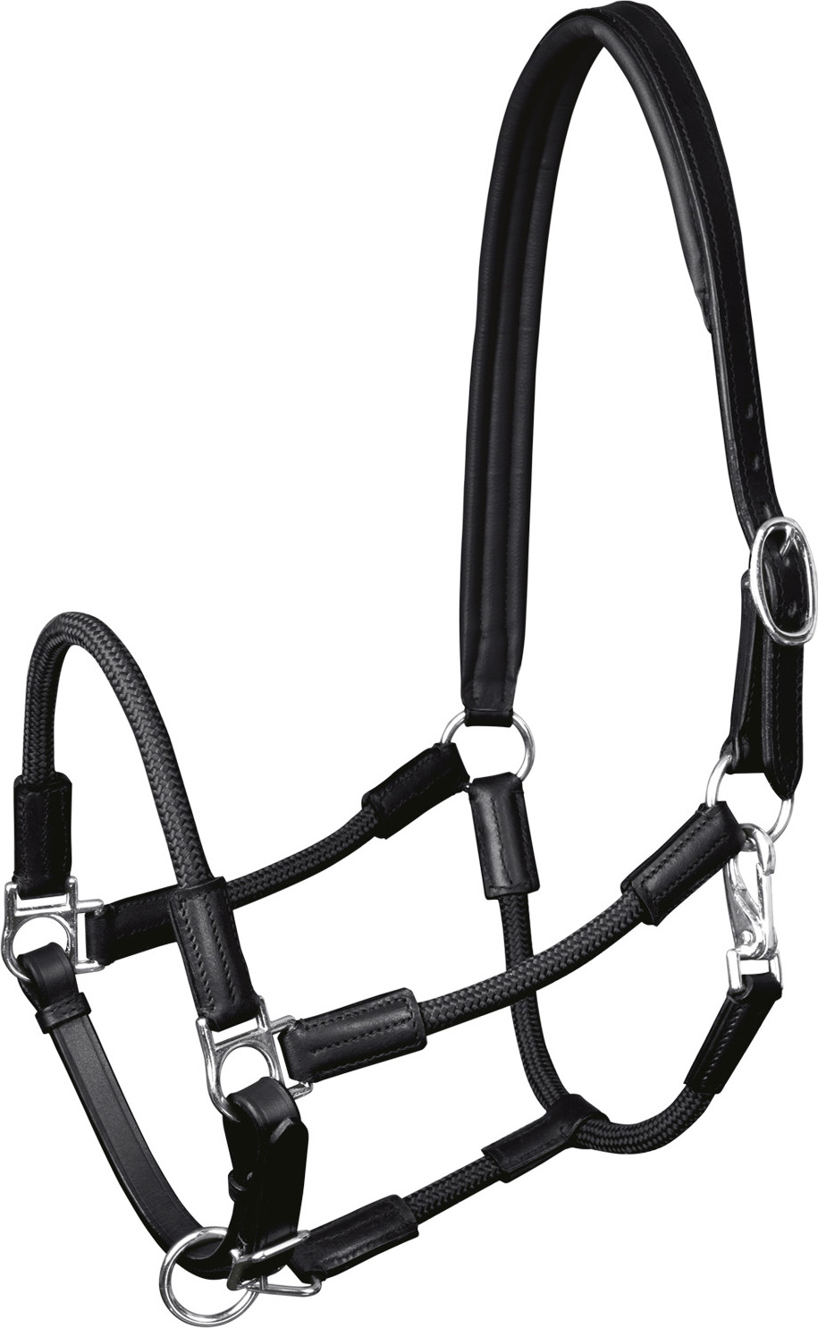 WALDHAUSEN Ohlávka Nevada Waldhausen, black/silver Velikost: FULL