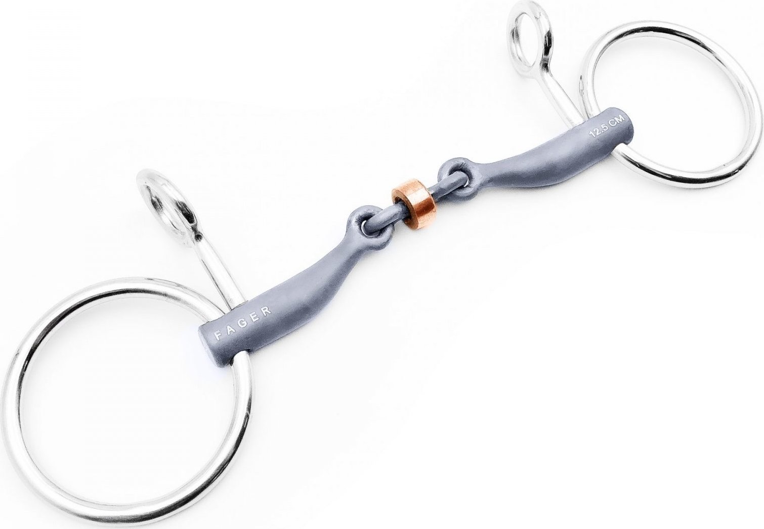 Udidlo Baucher dvakrát lomené Loose Rings Titanium Sally Fager Velikost: 13,5 cm