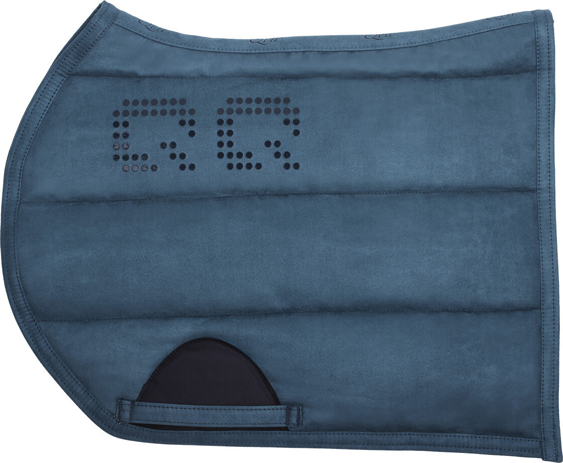 QHP Dečka podsedlová Super puff pad QHP, všestranná, steel blue Velikost: COB/FULL
