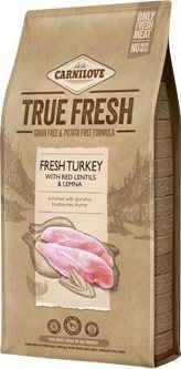 Granule pro psy Fresh Turkey with Red Lentils and Lemna Carnilove True Fresh, 11,4 kg
