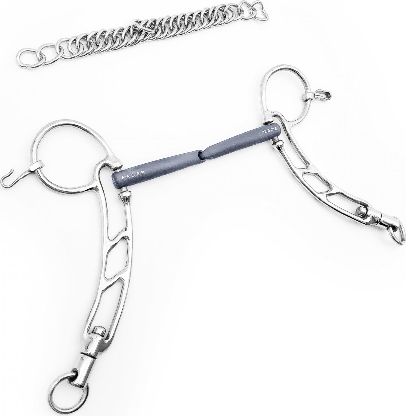 Udidlo islandské jednou lomené Silver Magnus Fager Velikost: 11,5 cm