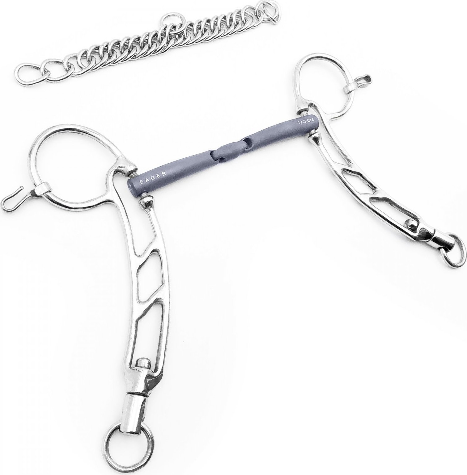 Udidlo islandské dvakrát lomené Silver Magnus Fager Velikost: 12,5 cm