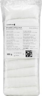 Covetrus Essentials Vata obvazová, skládaná 100% bavlna CVET, 250 g