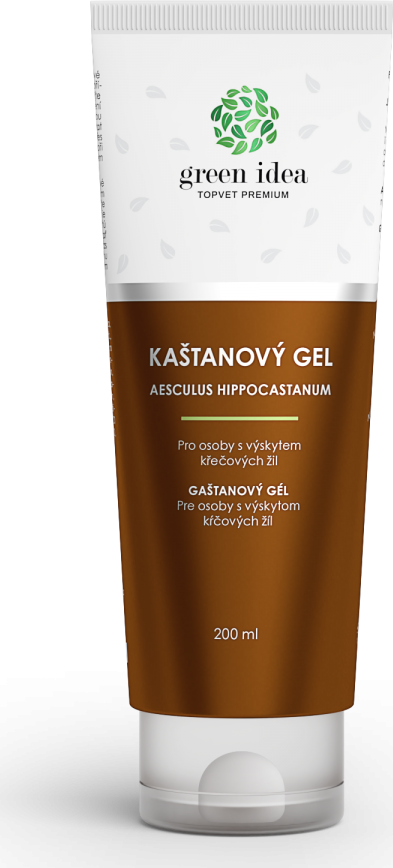 Green idea Gel kaštanový GREEN IDEA, masážní, 200 ml