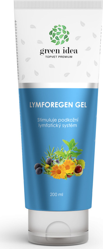 Green idea Gel Lymforegen GREEN IDEA, masážní, 200 ml