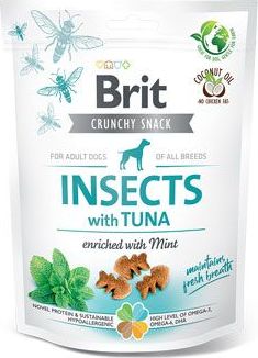 Brit Care Pochoutka pro psy Crunchy Crack. Insec. Tuna Mint Brit Care, 200 g