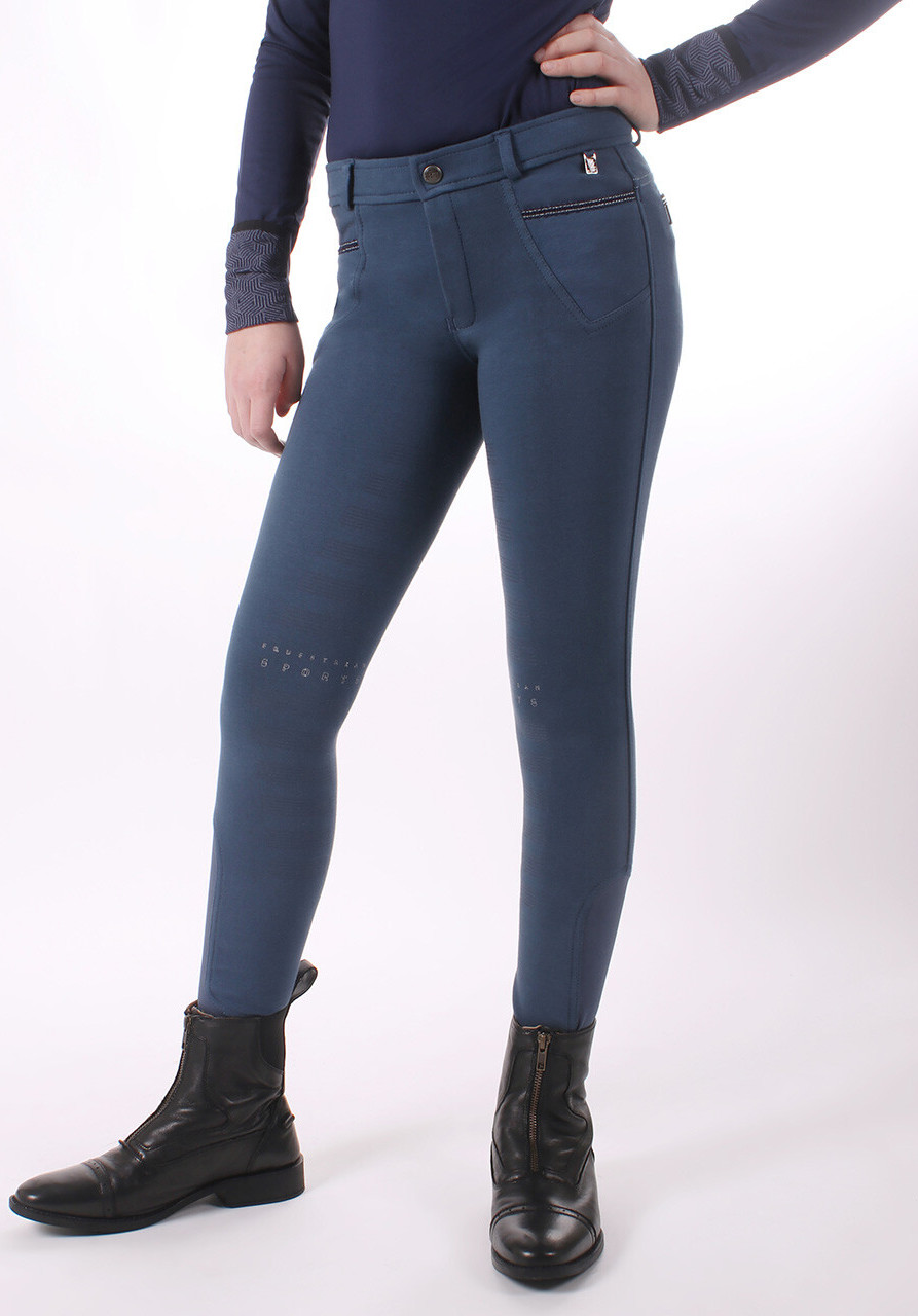Rajtky Maike QHP s gripem, dětské, smokey blue Velikost: 128