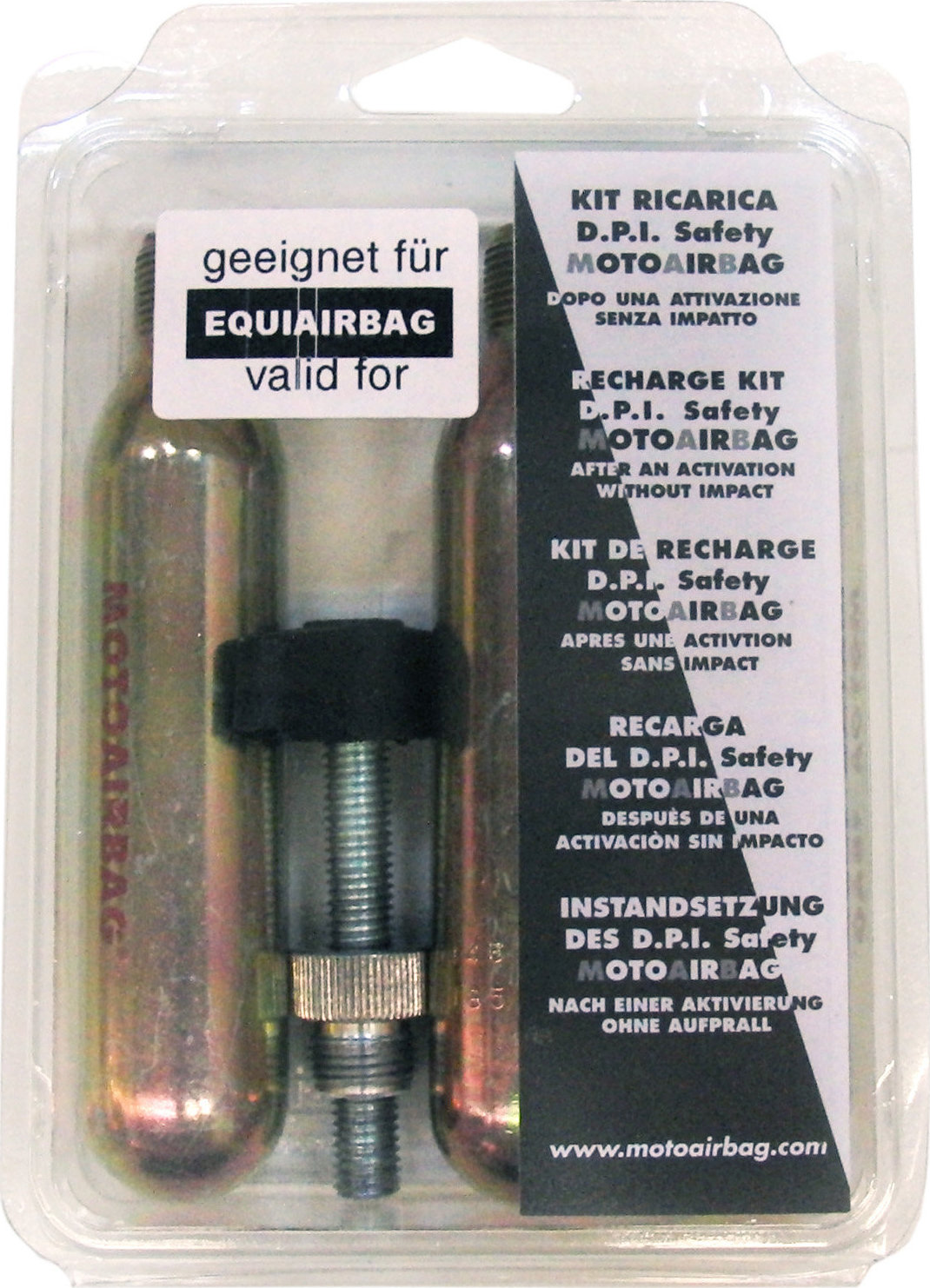 EquiAirbag® Set na výměnu CO2 pro EquiAirbag®, 3 ks CO2