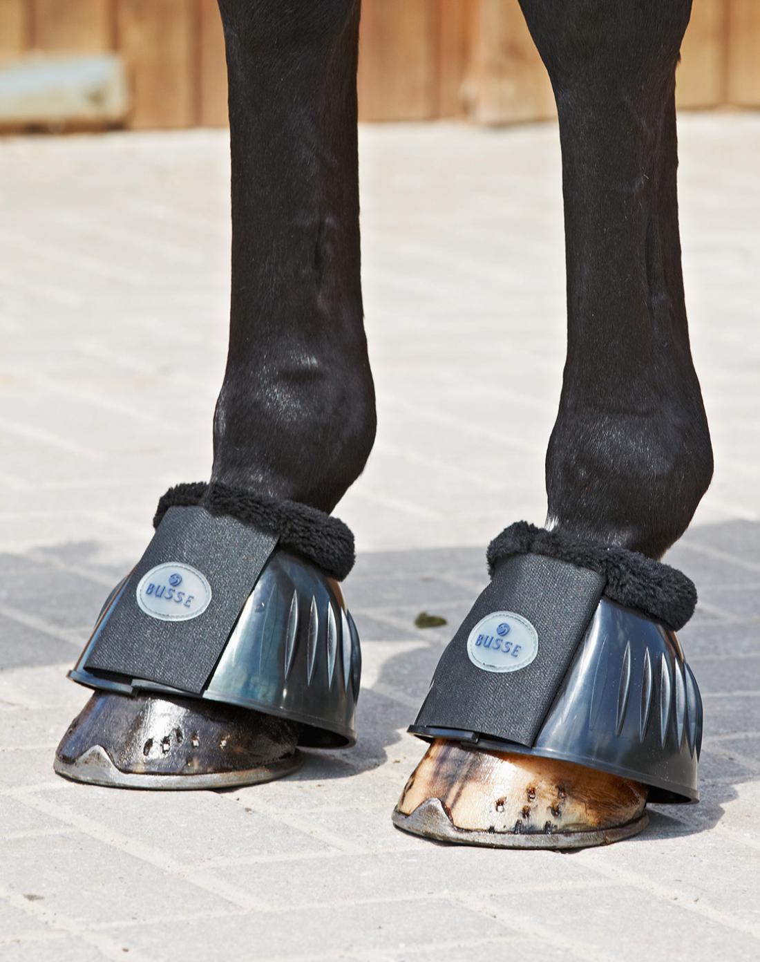 BUSSE Zvony gumové Sturdy-plus BUSSE, s beránkem, pár, černé Velikost: L