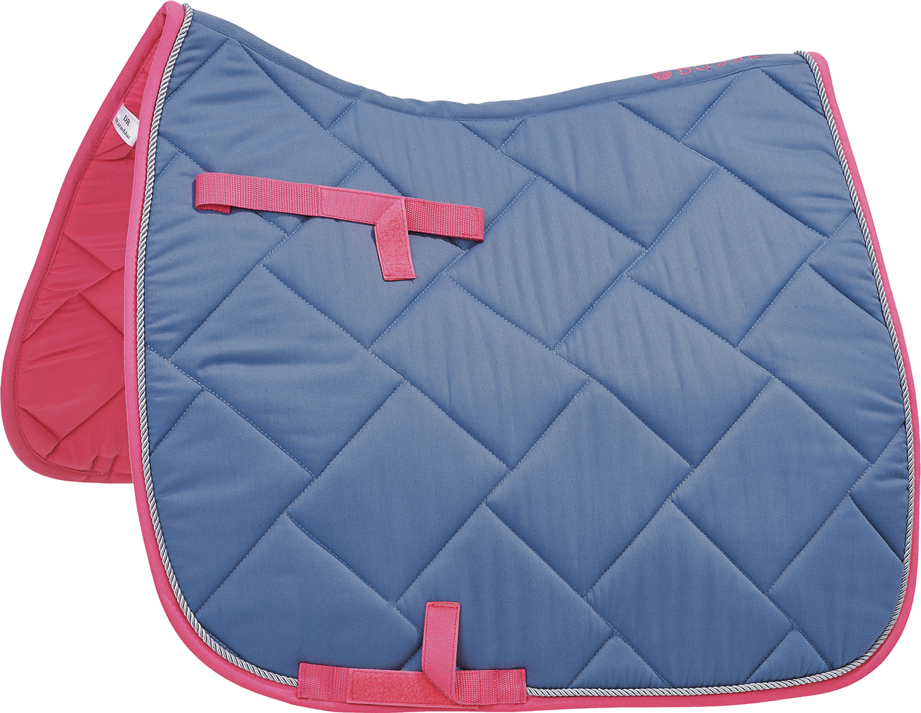 BUSSE Dečka podsedlová Spirit BUSSE, všestranná, denim/grey/fresh pink Velikost: PONY