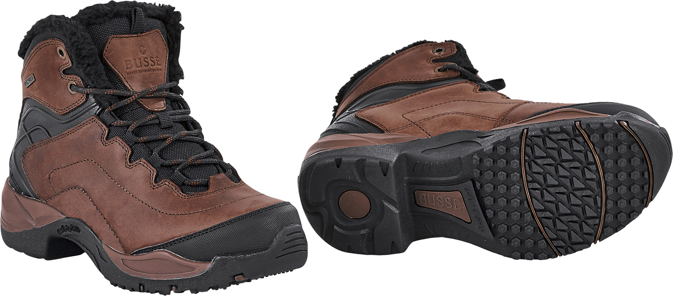 BUSSE Boty outdoorové Dallas BUSSE, zimní, pro dospělé, hnědé Velikost: 46