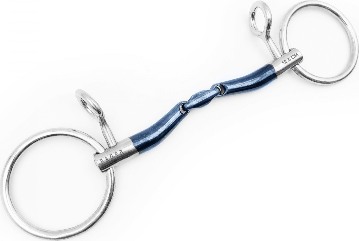 Udidlo Baucher dvakrát lomené Loose Rings Sweet Iron Marcus Fager Velikost: 13,5 cm