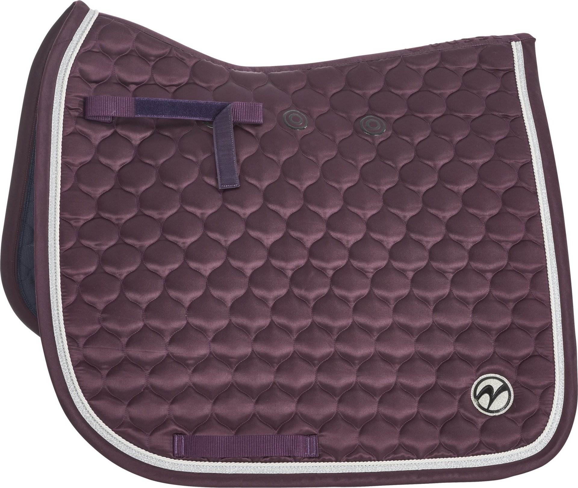 BUSSE Dečka podsedlová Avary BUSSE, všestranná, plum/silver Velikost: COB/FULL