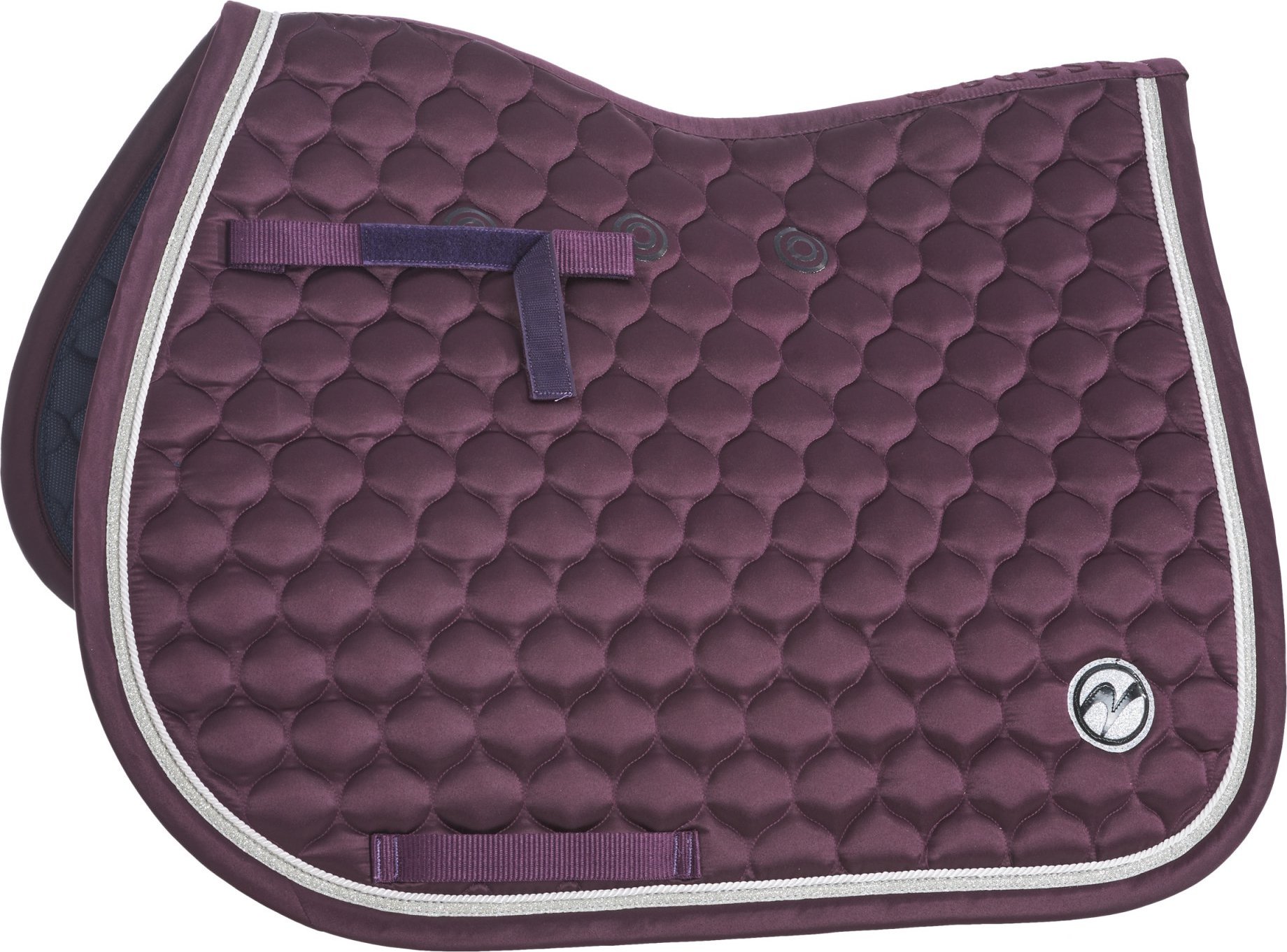 BUSSE Dečka podsedlová Avary WS BUSSE, všestranná, plum/silver Velikost: COB/FULL