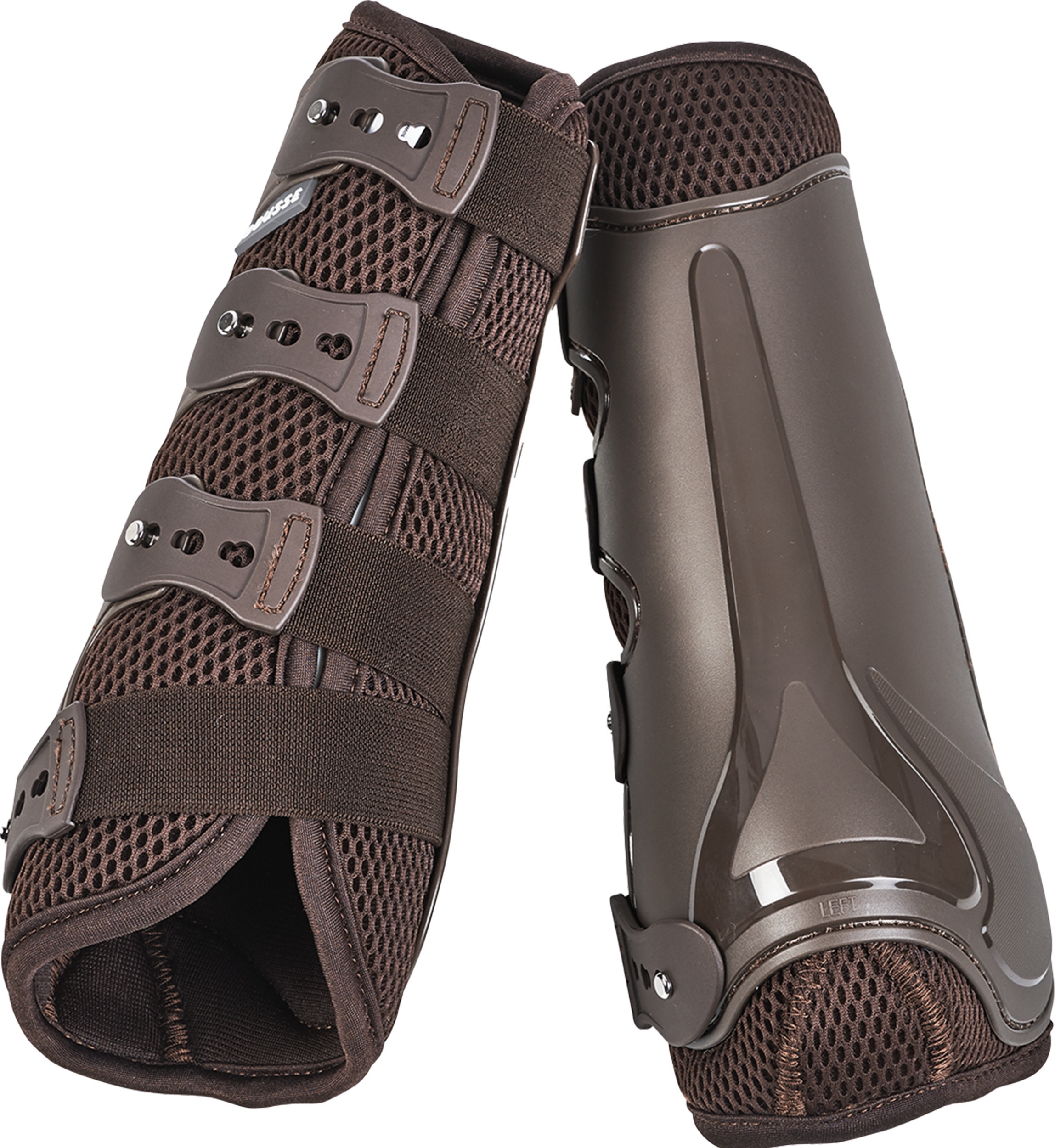 BUSSE Kamaše drezurní Dressage-Pro Mesh BUSSE, pár, hnědé Velikost: XL