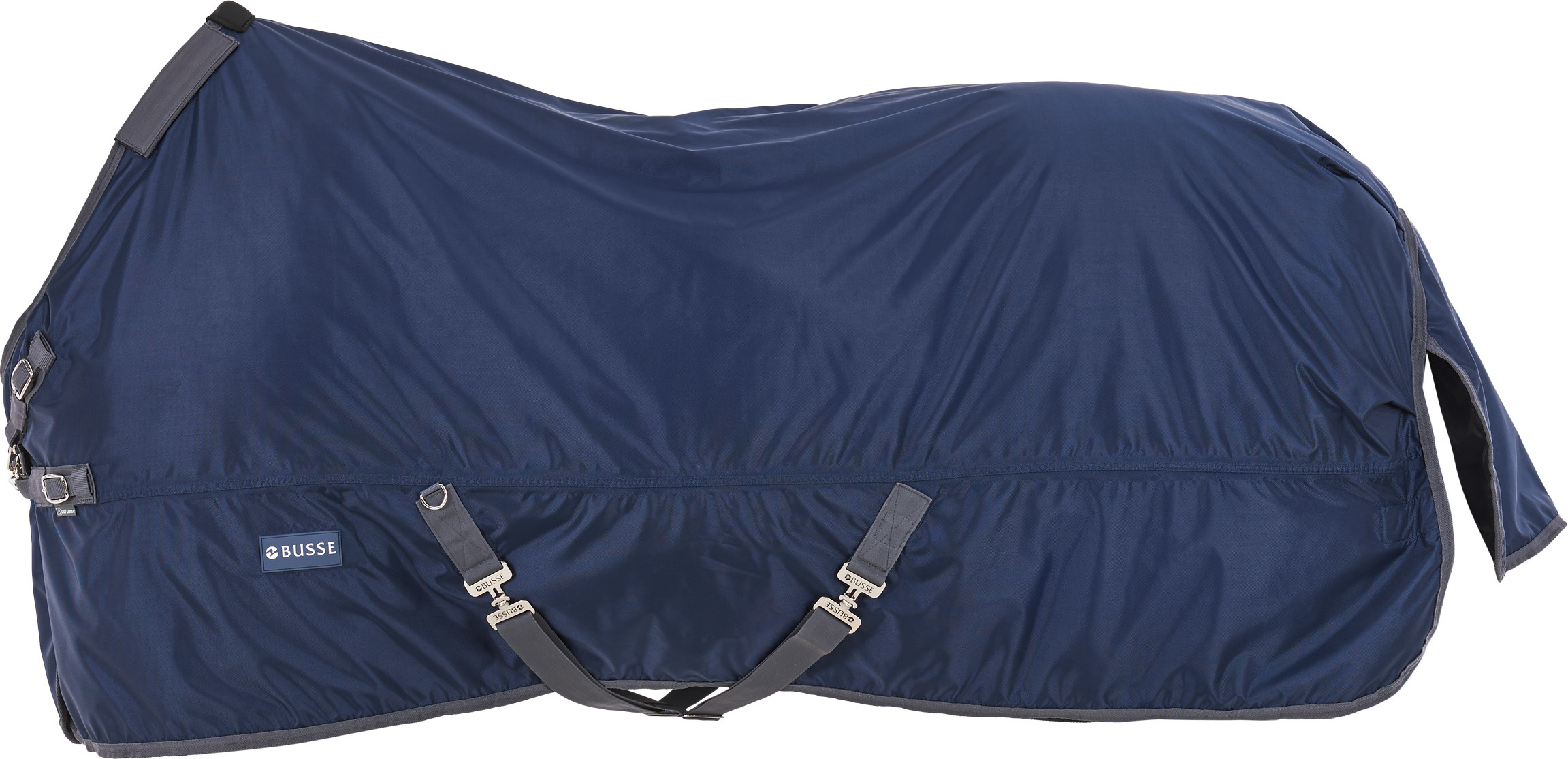 BUSSE Deka výběhová Flexible Pro BUSSE, 100 g, navy/grey Délka zad: 158 cm