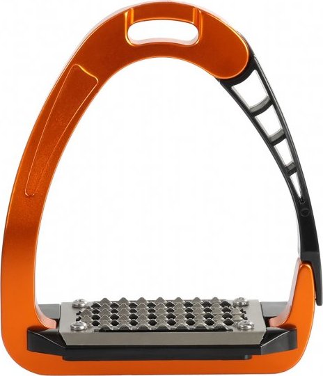 ACAVALLO Třmeny bezpečnostní Arena Alupro Junior Acavallo, 10,5 cm, orange