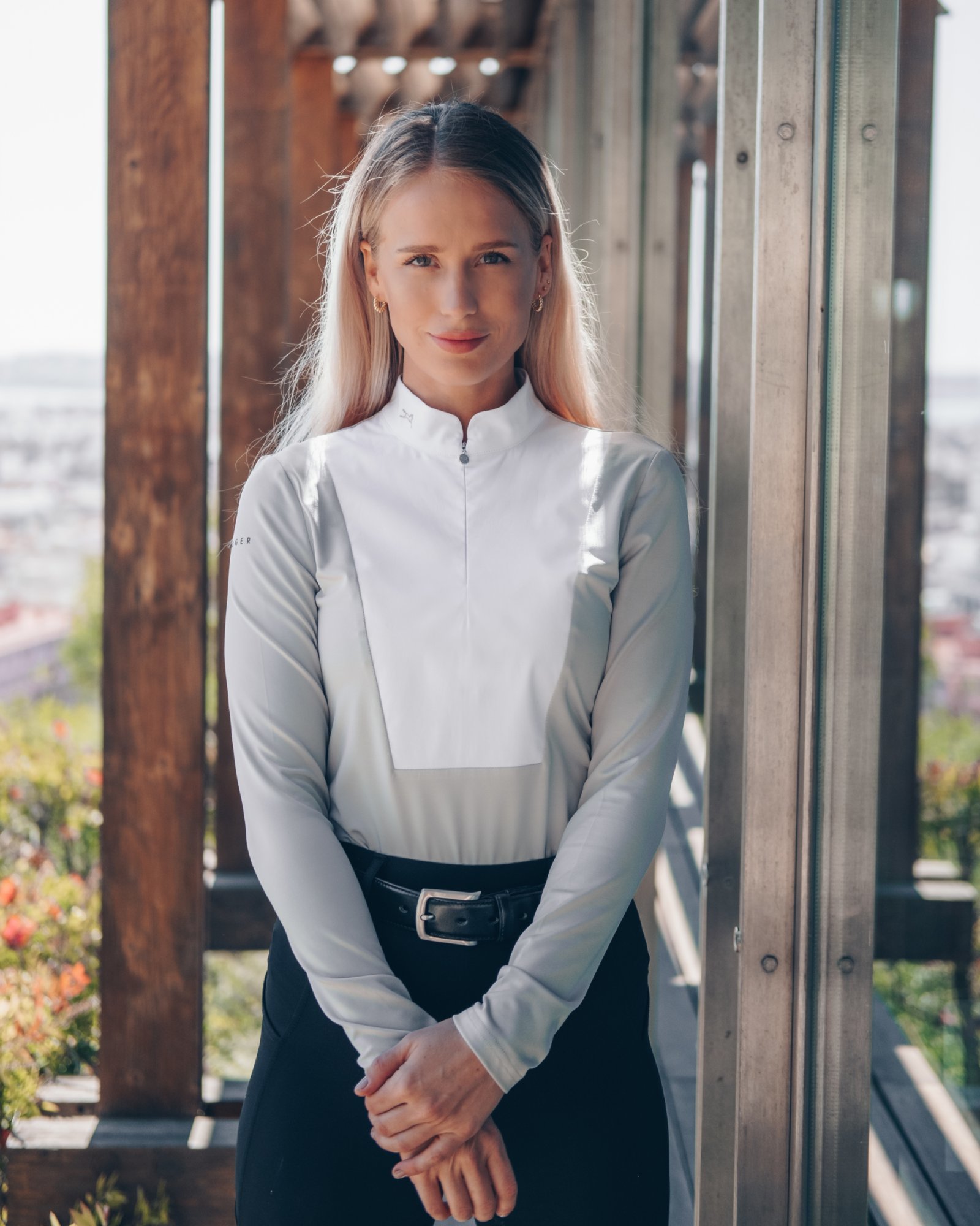 FAGER Triko závodní s dlouhým rukávem Sanna Fager, grey Velikost: S