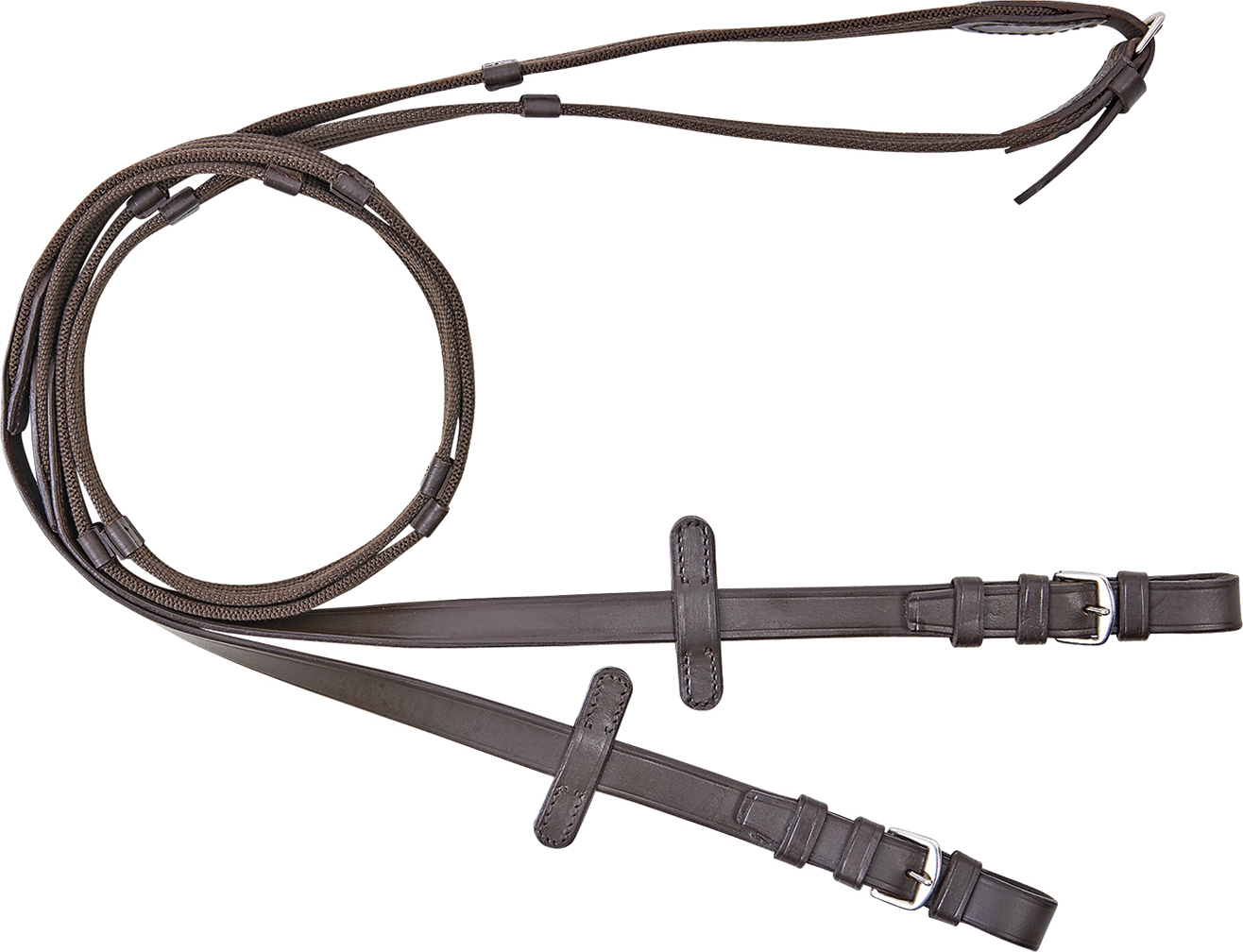 BUSSE Otěže Gurt-Standart BUSSE, různé délky, tmavě hnědé Varianta: 135 cm