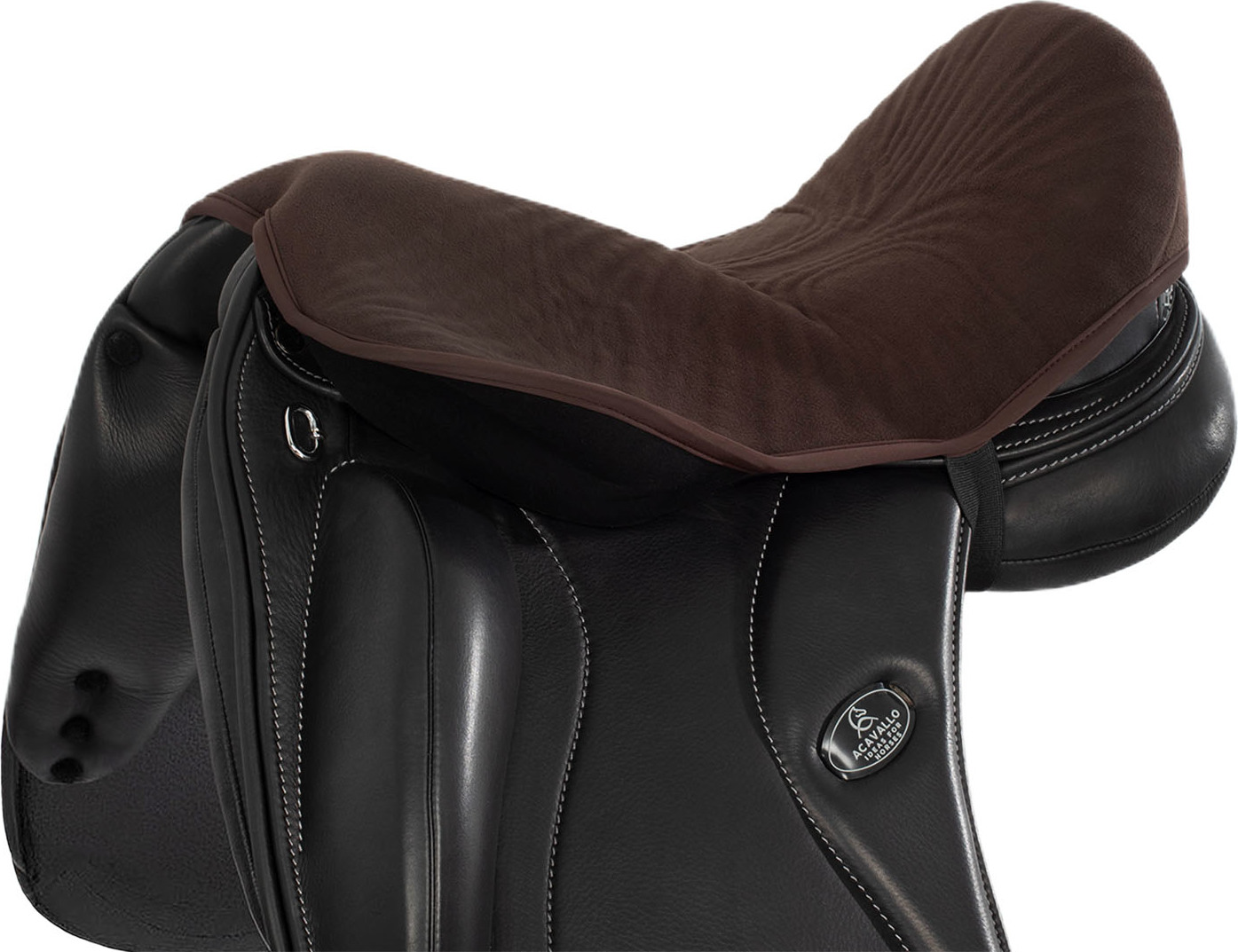 ACAVALLO Potah na posedlí Air Plus Dressage Dri-Lex ACAVALLO, 10 mm, hnědý Velikost: L