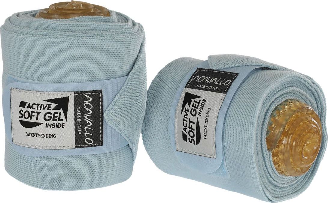 ACAVALLO Bandáže Gel & Acrylic Acavallo, pár, light blue