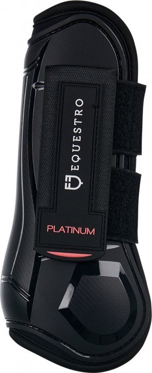 EQUESTRO Kamaše přední Platinum EQUESTRO, pár, černé Velikost: COB