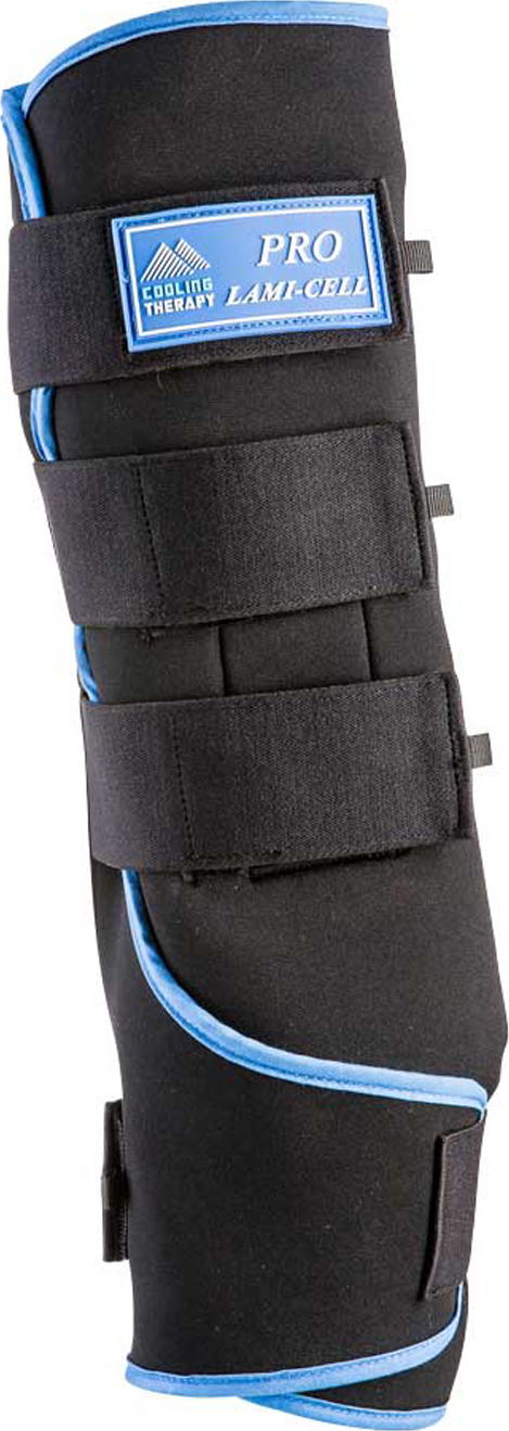 Lami-Cell Kamaše stájové Pro Cooling Lami-Cell, pár, black/blue Velikost: FULL