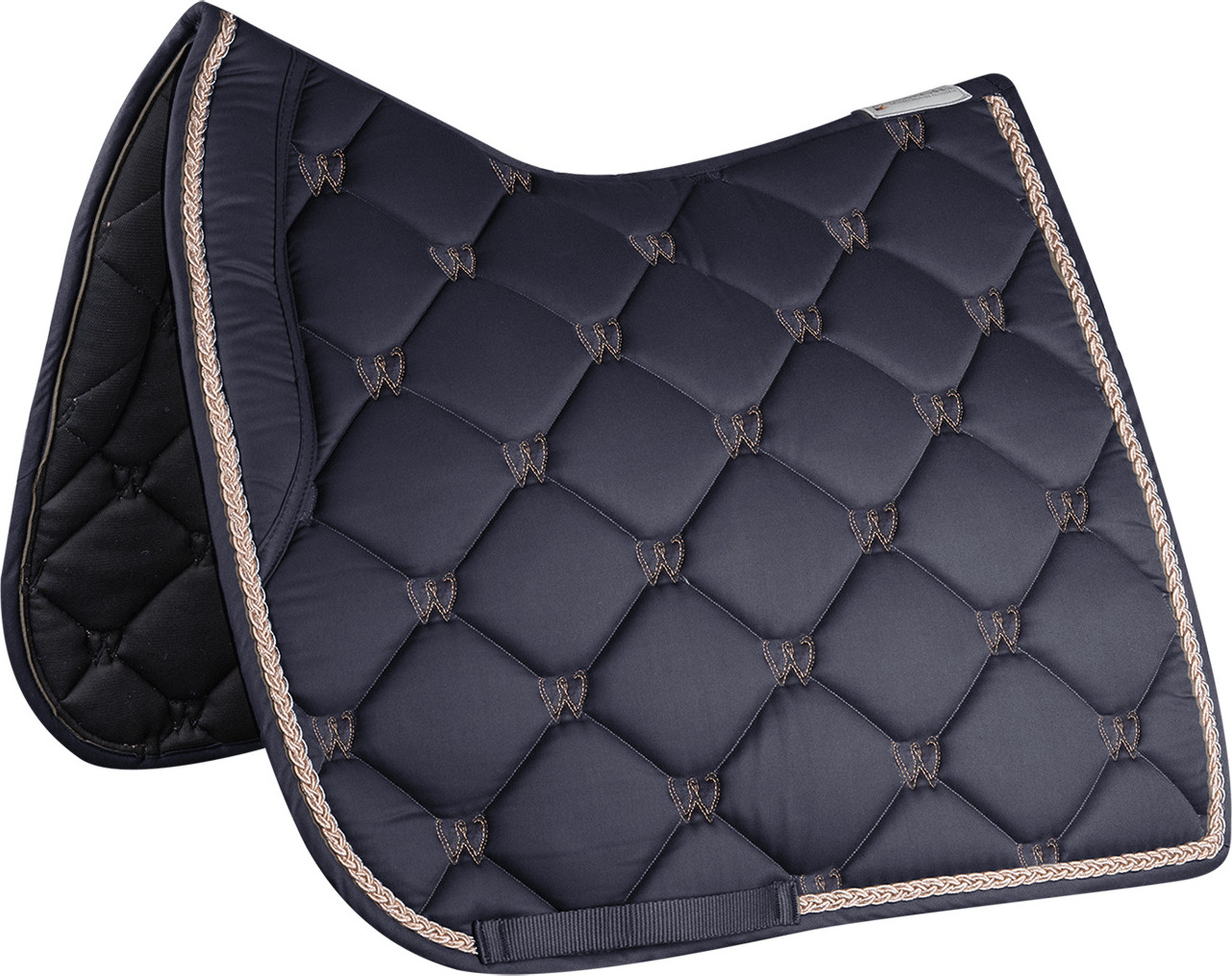 WALDHAUSEN Dečka podsedlová Valencia Waldhausen, všestranná, dark blue/rose gold Velikost: COB/FULL