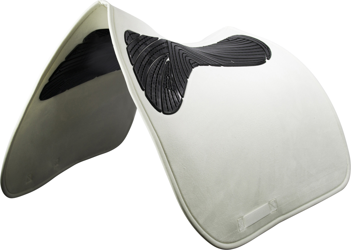 ACAVALLO Dečka podsedlová tlumící Twin Sided Gel Dressage ACAVALLO, bílá