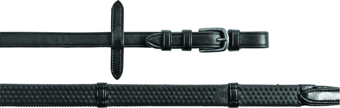EQUESTRO Otěže Kris Plus NP EQUESTRO, různé délky, černé Varianta: PONY