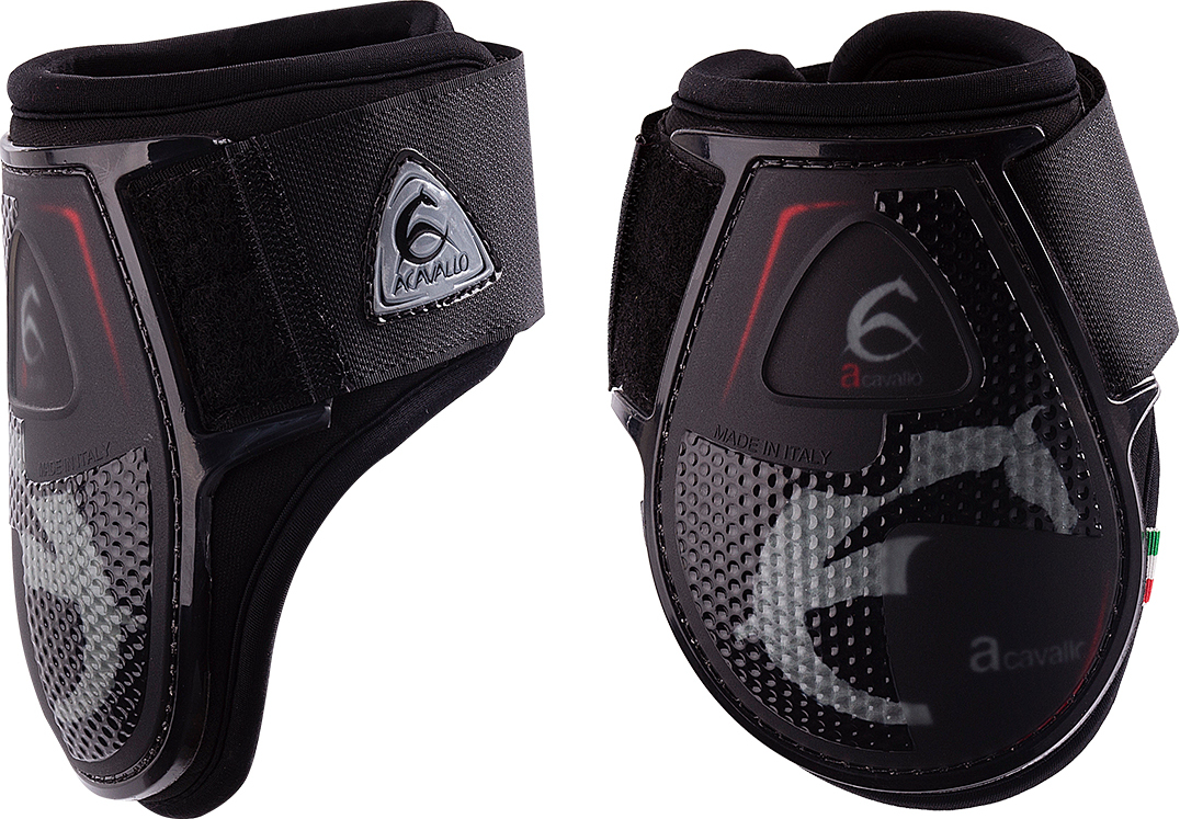 ACAVALLO Kamaše zadní Opera Young Acavallo, pár, black/red