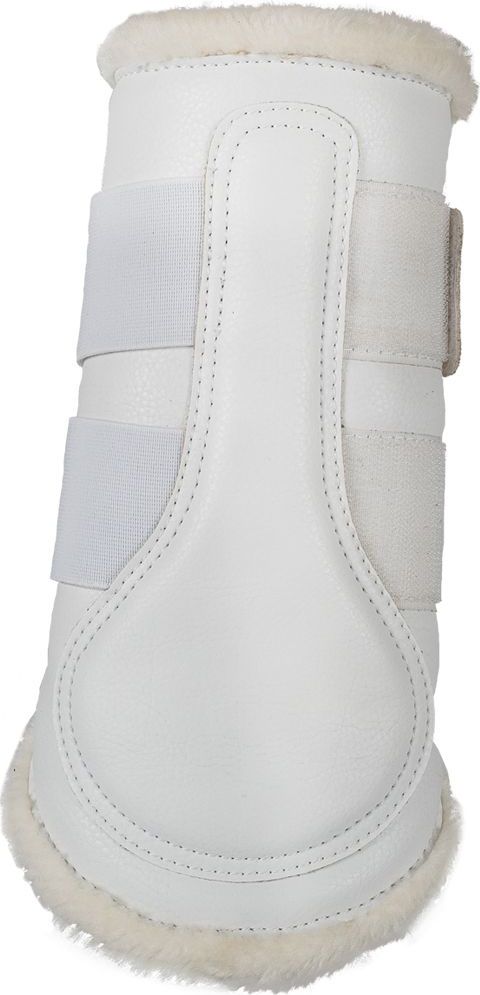 ACAVALLO Kamaše přední Eco-leather Eco-wool ACAVALLO, drezurní, pár, bílé Velikost: COB