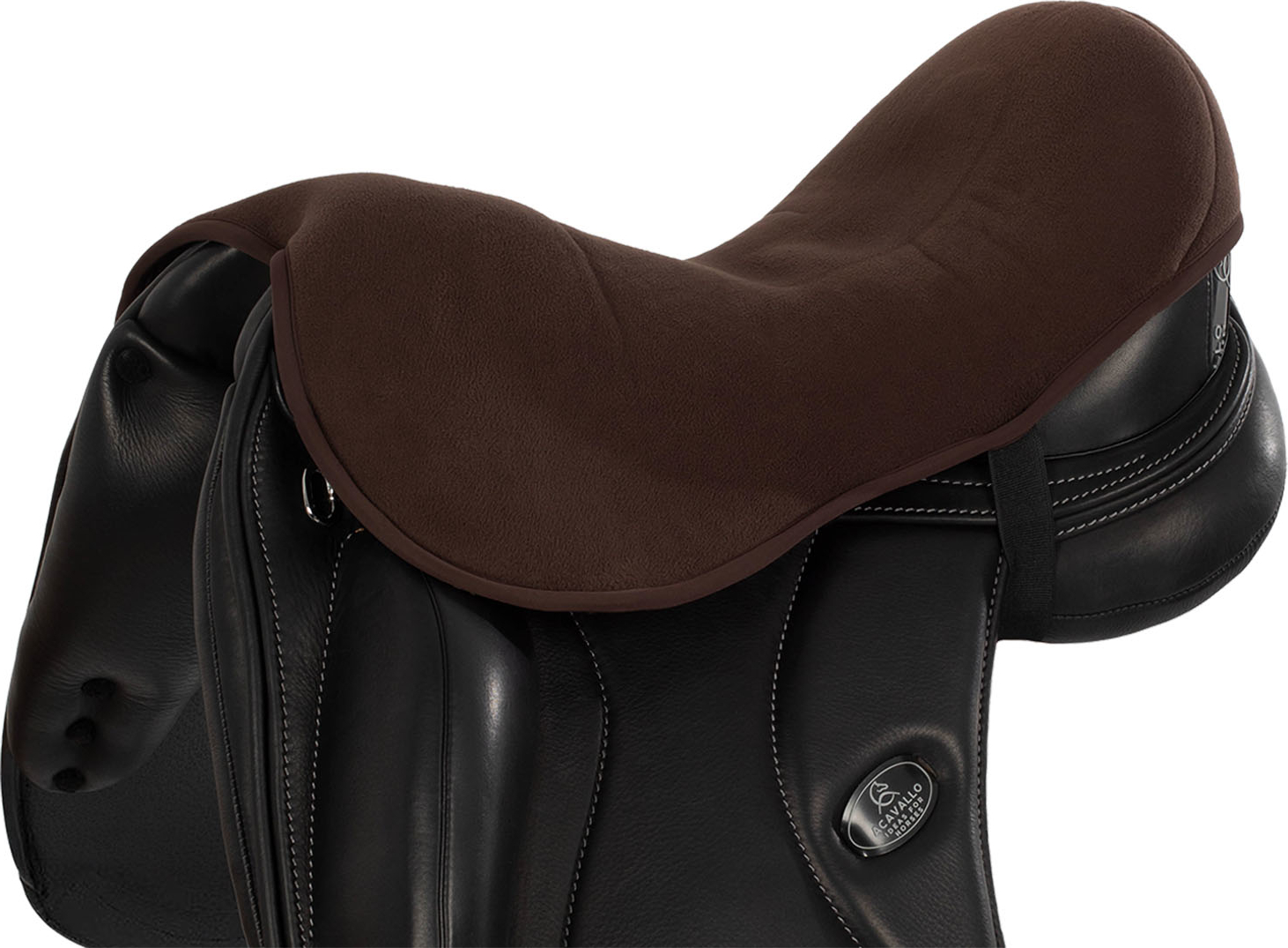 ACAVALLO Potah na posedlí Dressage Dri-Lex Ortho-Coccyx ACAVALLO, 20 mm, hnědý Velikost: M