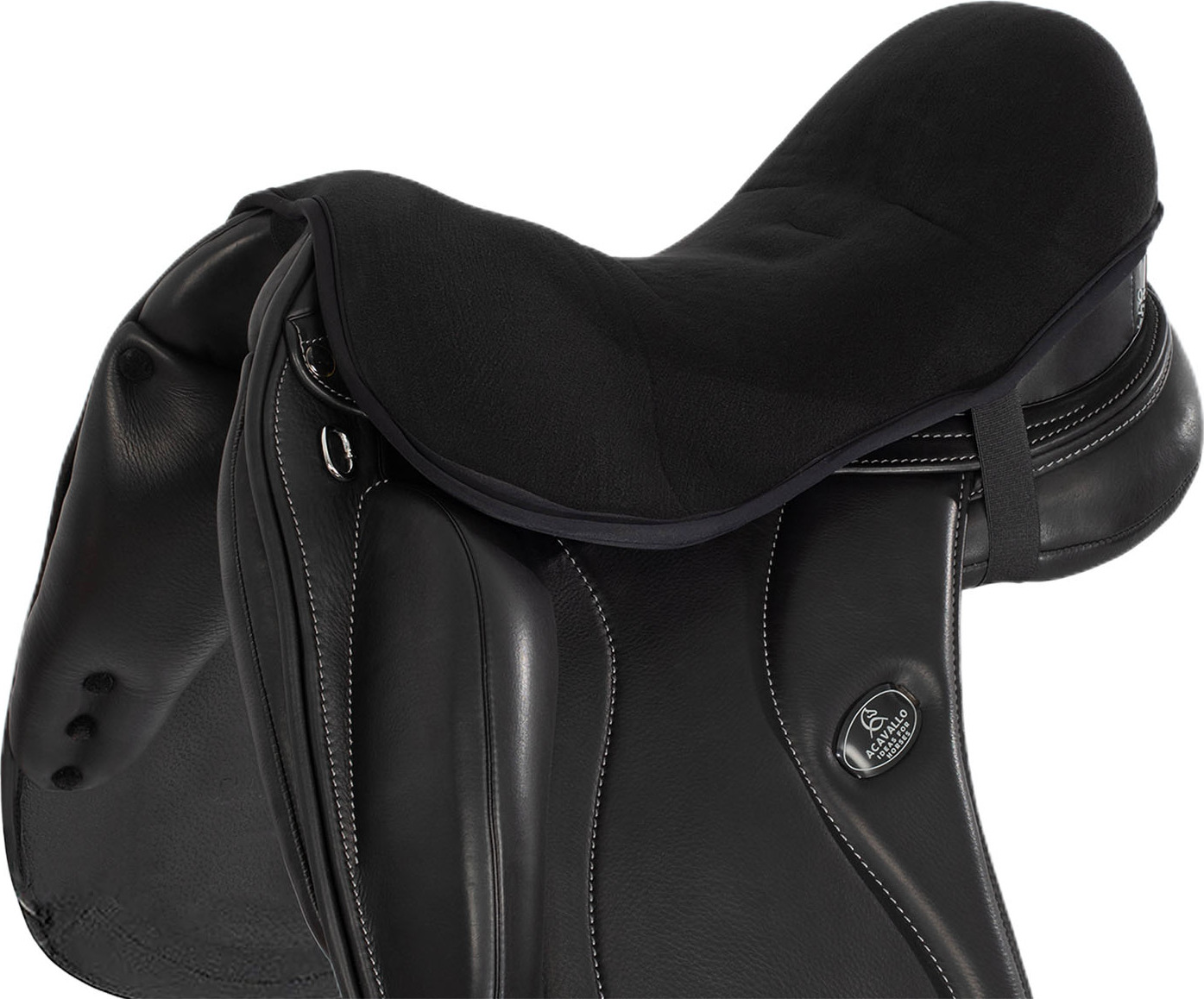 ACAVALLO Potah na posedlí Dressage Dri-Lex Ortho-Coccyx ACAVALLO, 20 mm, černý Velikost: M