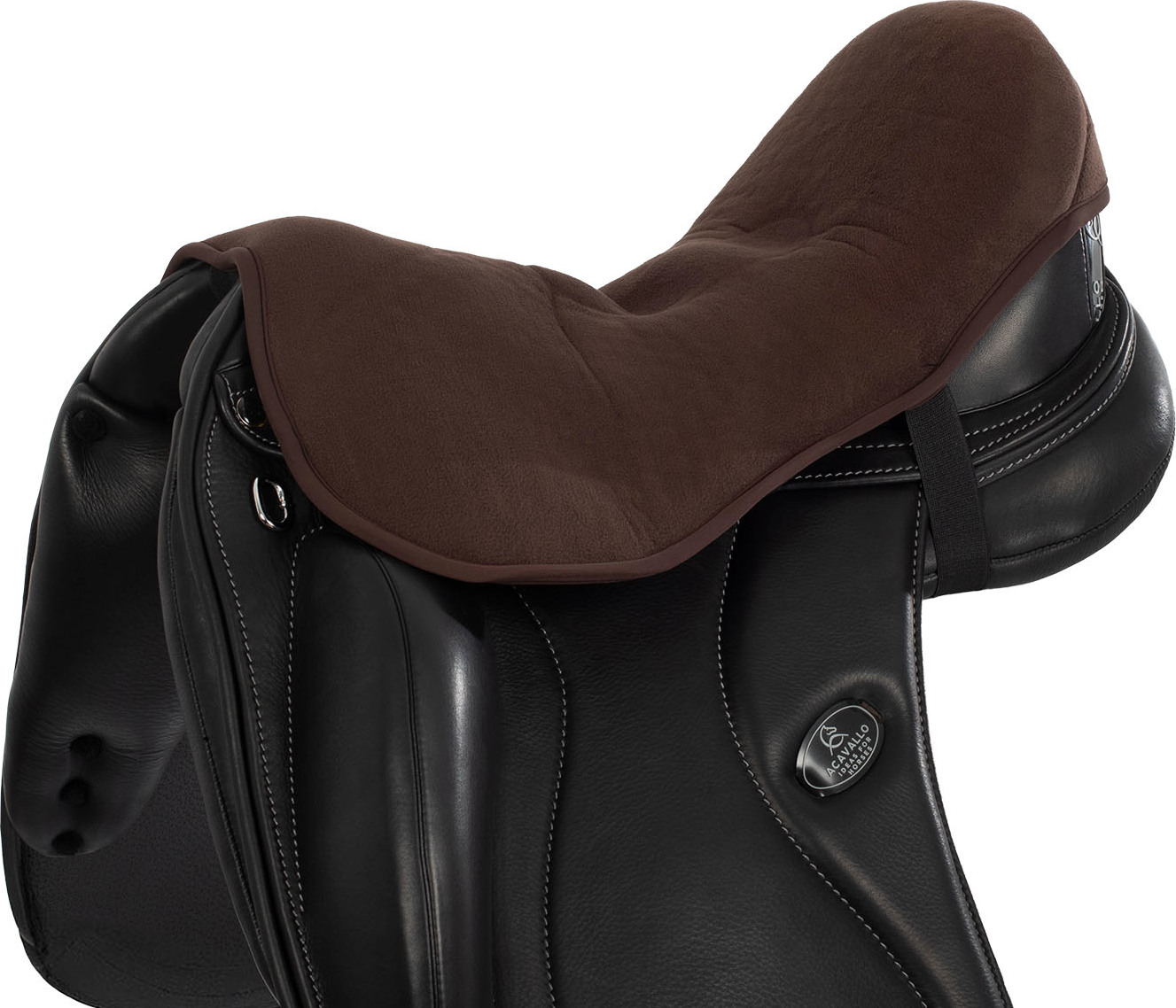 ACAVALLO Potah na posedlí Dressage Dri-Lex Ortho-Pubis ACAVALLO, 20 mm, hnědý Velikost: L