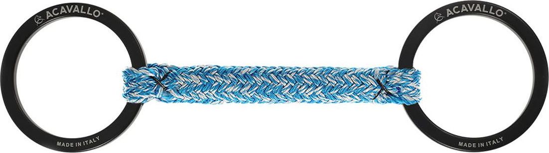 ACAVALLO Udidlo stihlové nelomené Jumpe AluPro Fiber Acavallo, černé Velikost: 13,5 cm