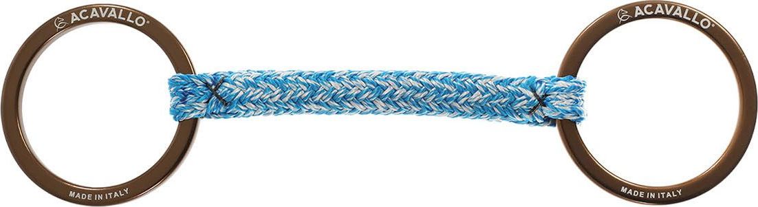 ACAVALLO Udidlo stihlové nelomené Jumpe Alupro Fiber Acavallo, bronze Velikost: 10,5 cm