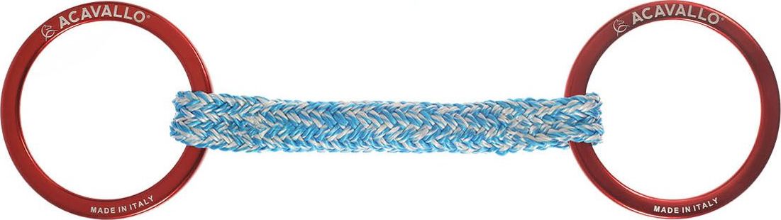 ACAVALLO Udidlo stihlové nelomené Jumpe AluPro Fiber Acavallo, red Velikost: 12,5 cm
