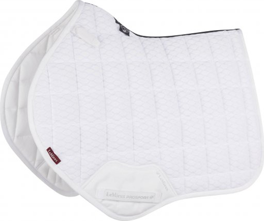 LeMieux Dečka podsedlová Carbon Mesh Air Close Contact LeMieux, všestranná, bílá Velikost: FULL