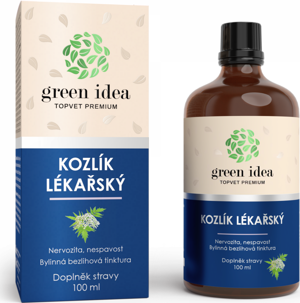 Green idea Kozlík - bezlihová tinktura GREEN IDEA, 100 ml