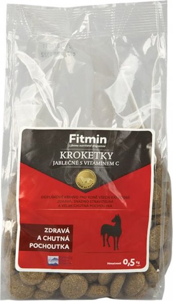 Fitmin Pamlsky pro koně - krokety Fitmin, jablko+ vit.C, 500 g