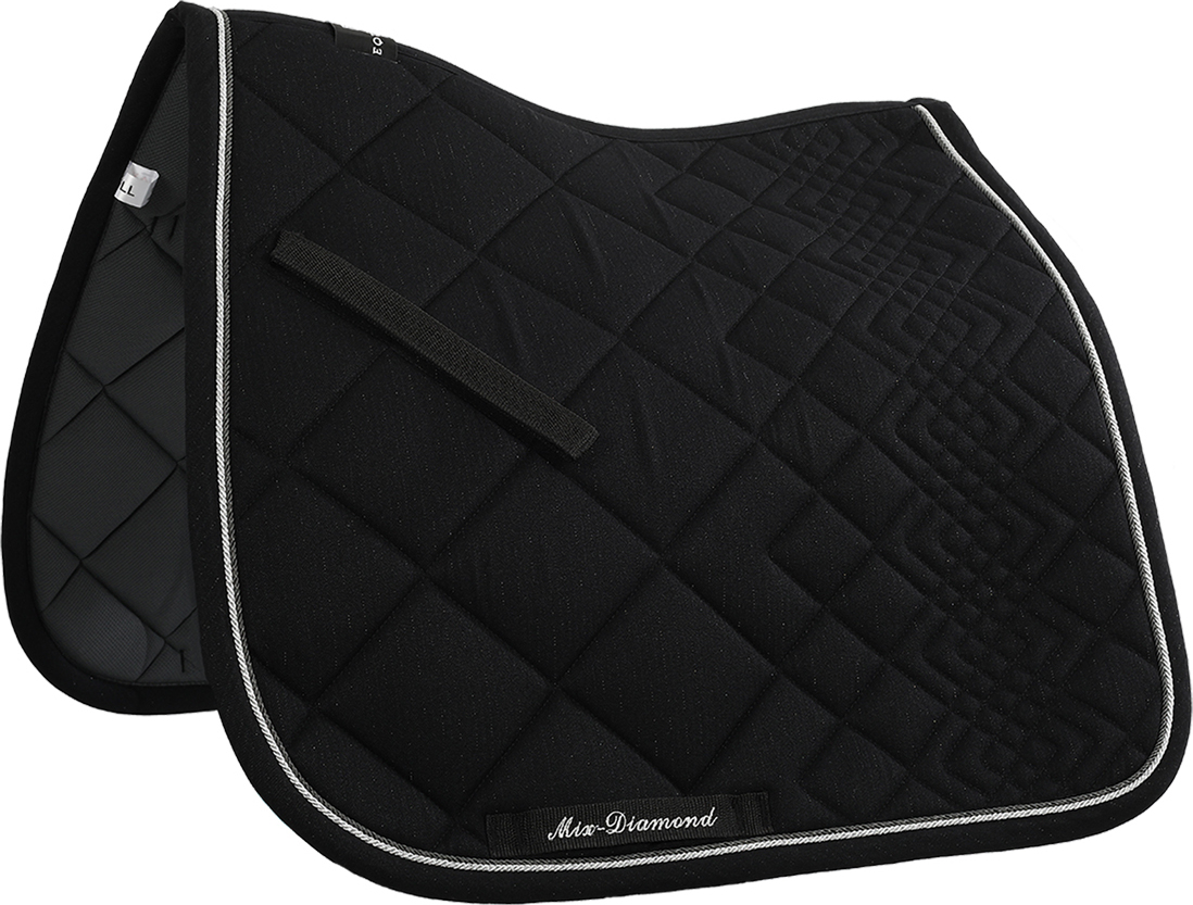 EQUESTRO Dečka podsedlová Diamond EQUESTRO, drezurní, černá Velikost: FULL