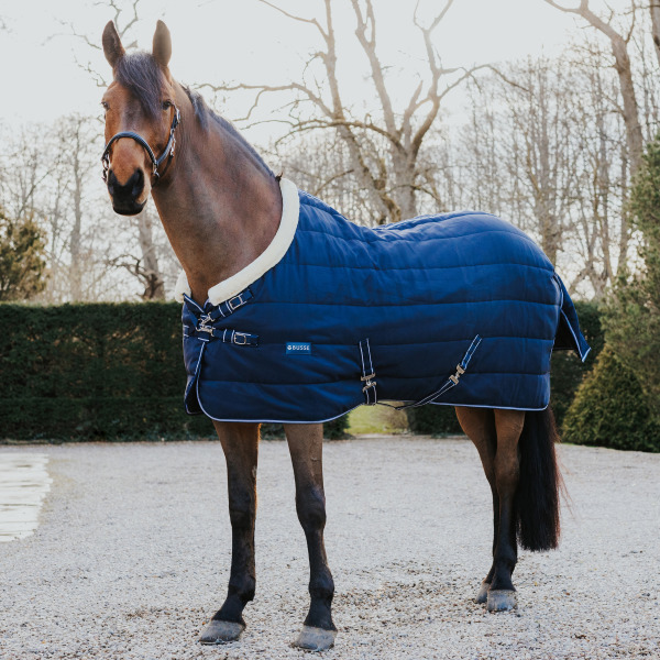 BUSSE Deka stájová Polaris BUSSE, 350 g, navy Délka zad: 125 cm