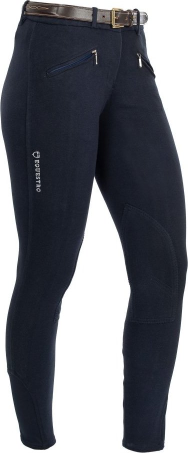Rajtky Demetra EQUESTRO s kolenními záplatami, dámské, navy Velikost: 32